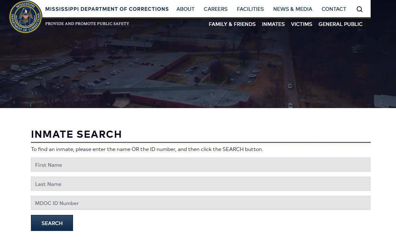 MDOC inmate search for Itawamba County arrest and charge records