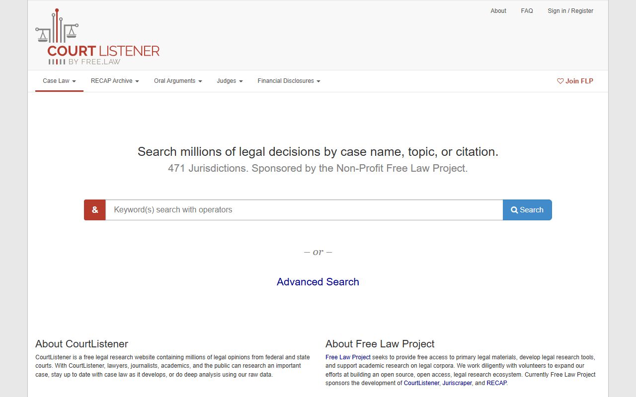 Itawamba County court dockets CourtListener free federal court search